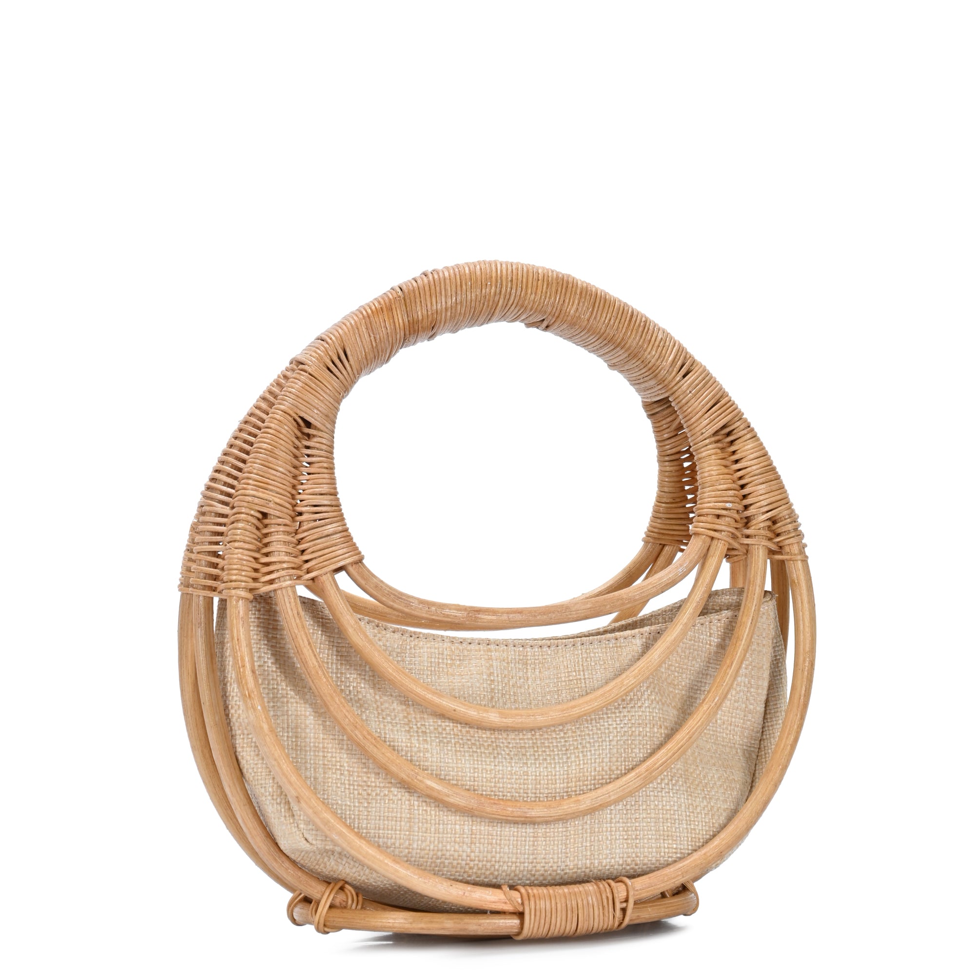 Solana Bamboo Straw Satchel