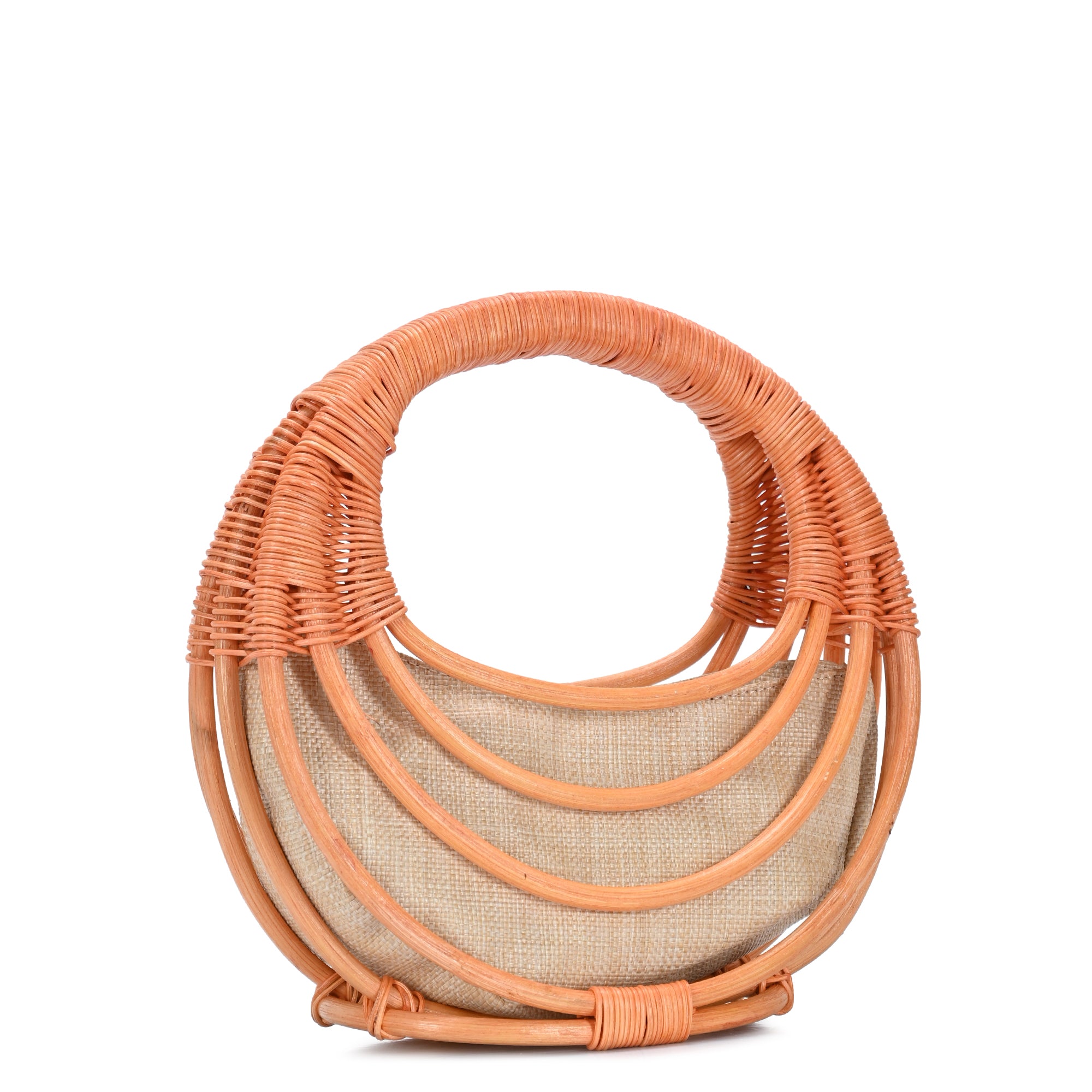 Solana Bamboo Straw Satchel