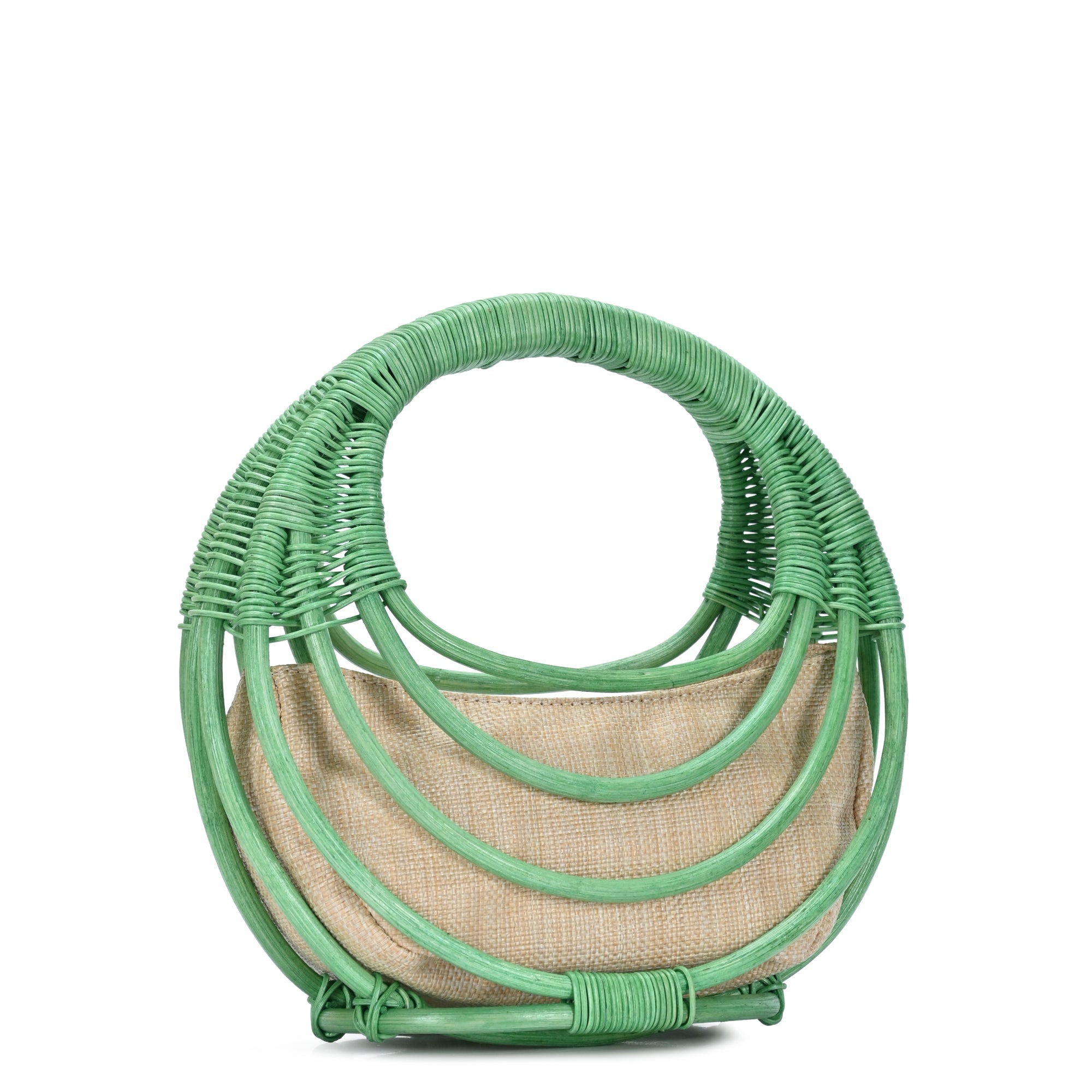 Solana Bamboo Straw Satchel