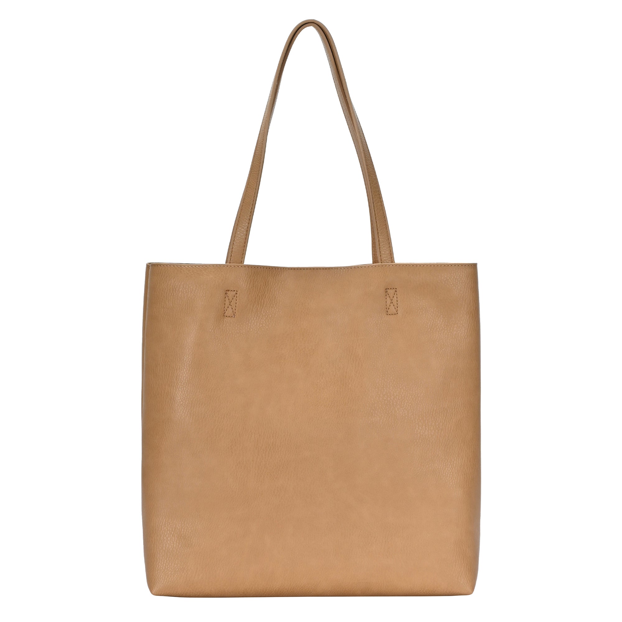 The Olivia Tote | Vegan Leather Tote Bag w/ Removable Pouch | Miztique