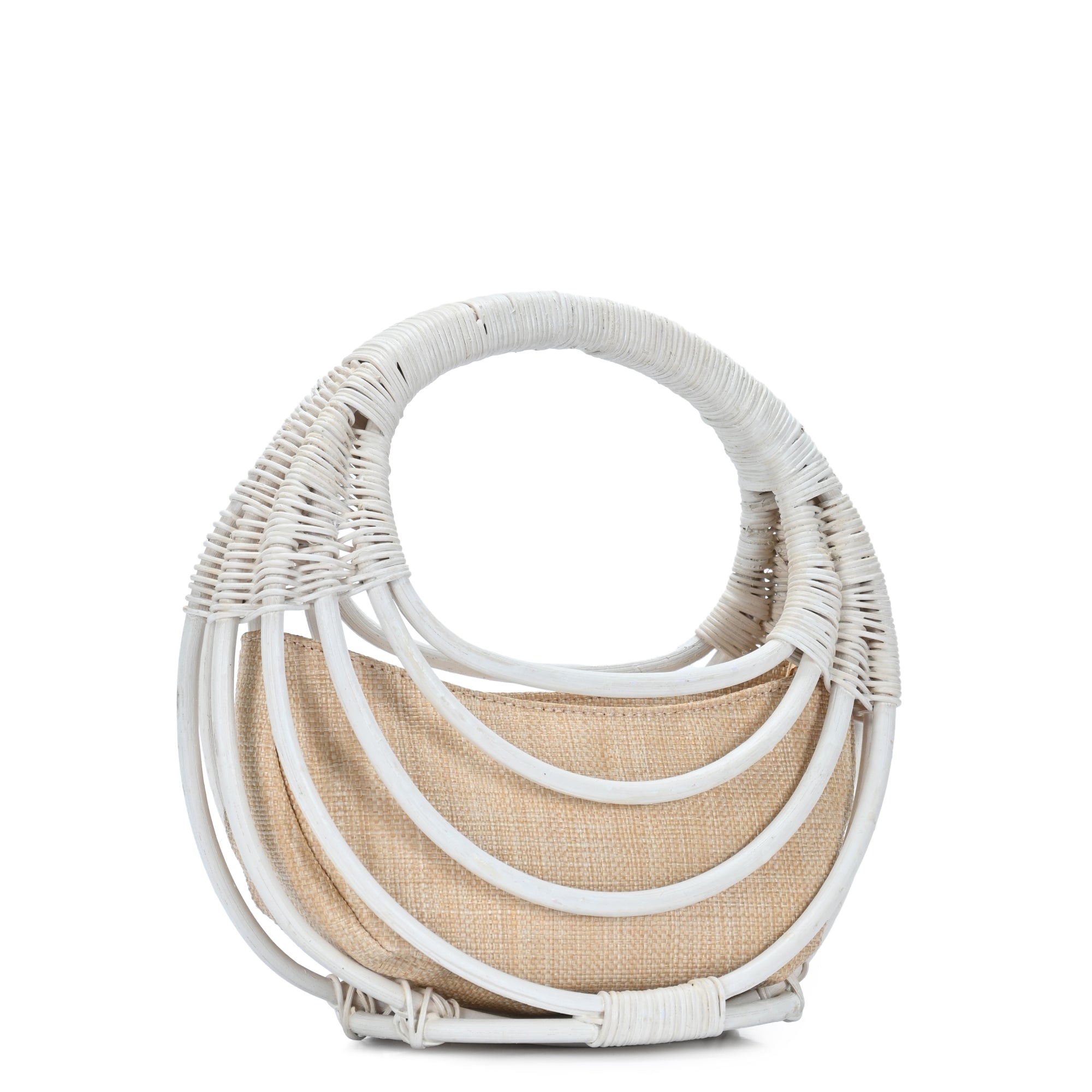Solana Bamboo Straw Satchel