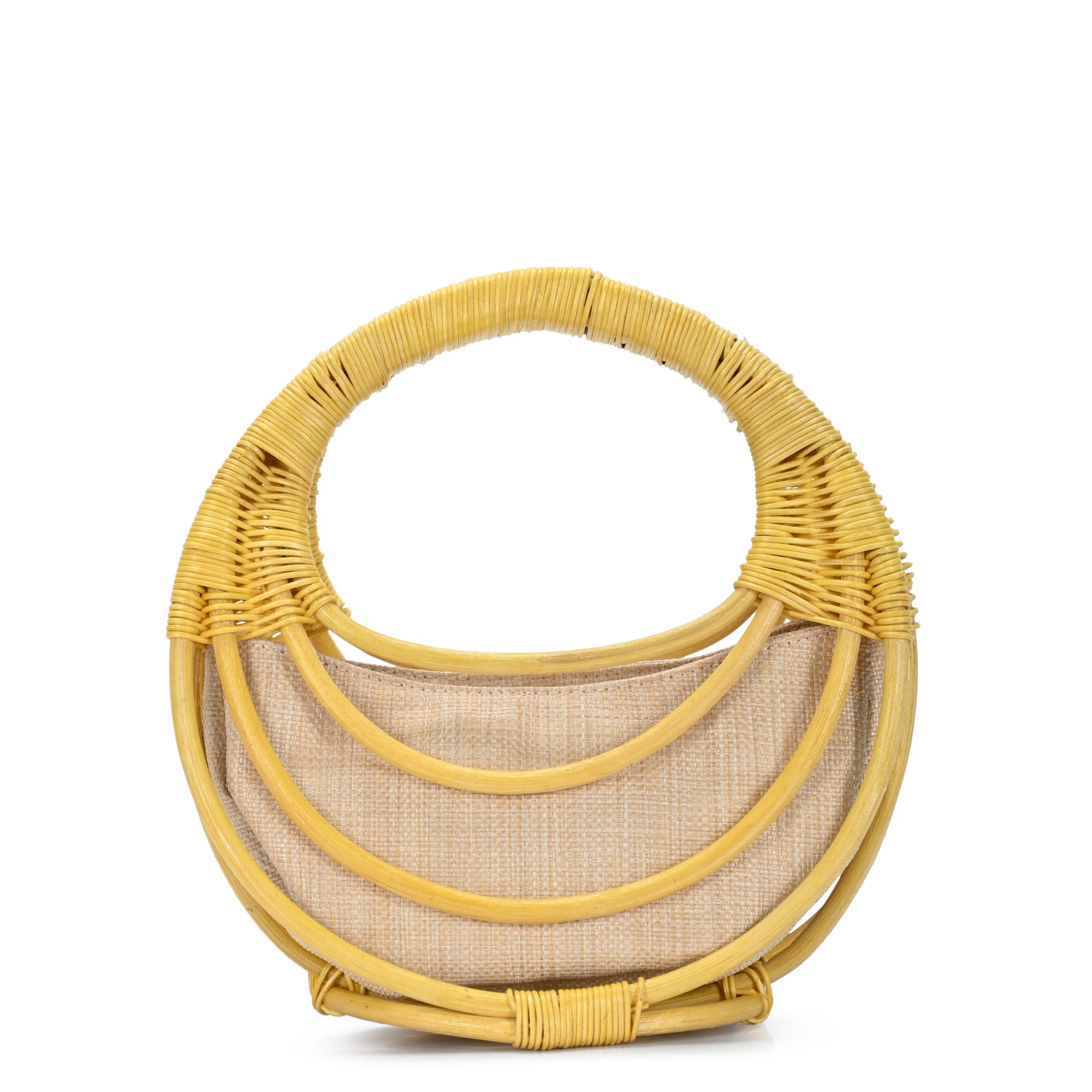 Solana Bamboo Straw Satchel