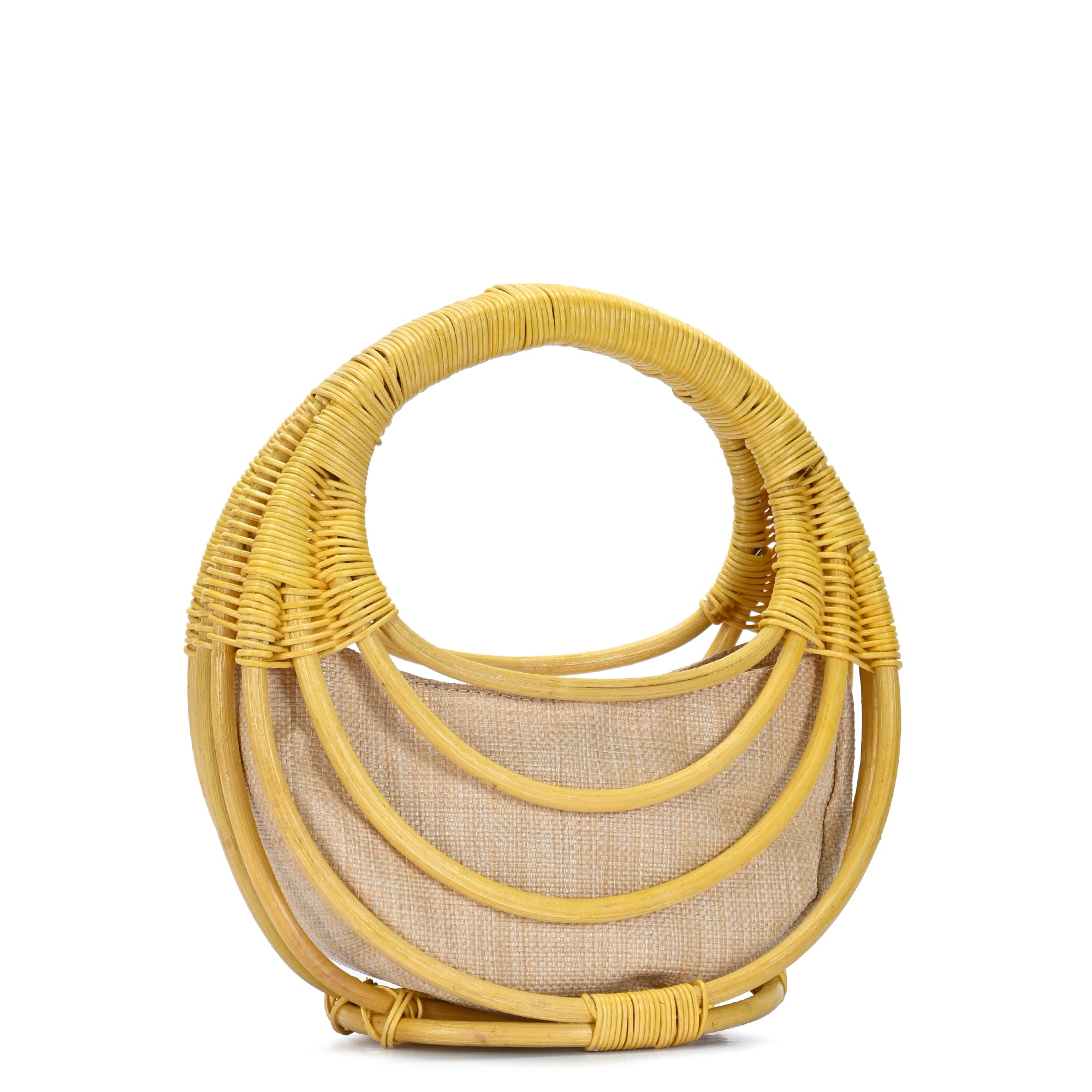 Solana Bamboo Straw Satchel
