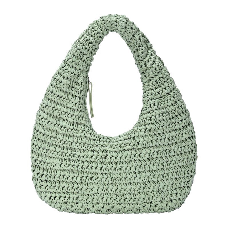 Solea Straw Clutch Bag