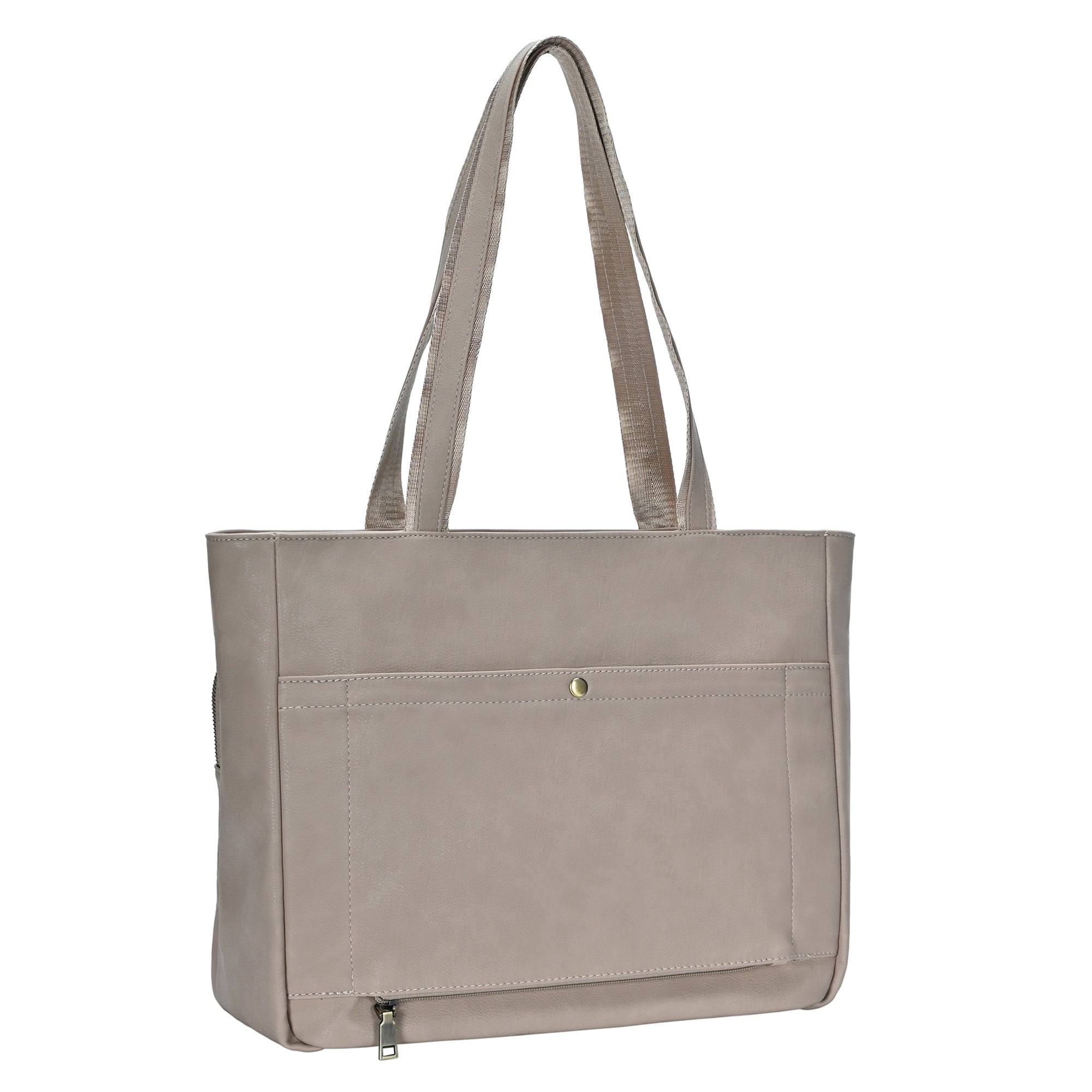 The Harper Travel Tote | Vegan Leather Laptop Tote | Miztique