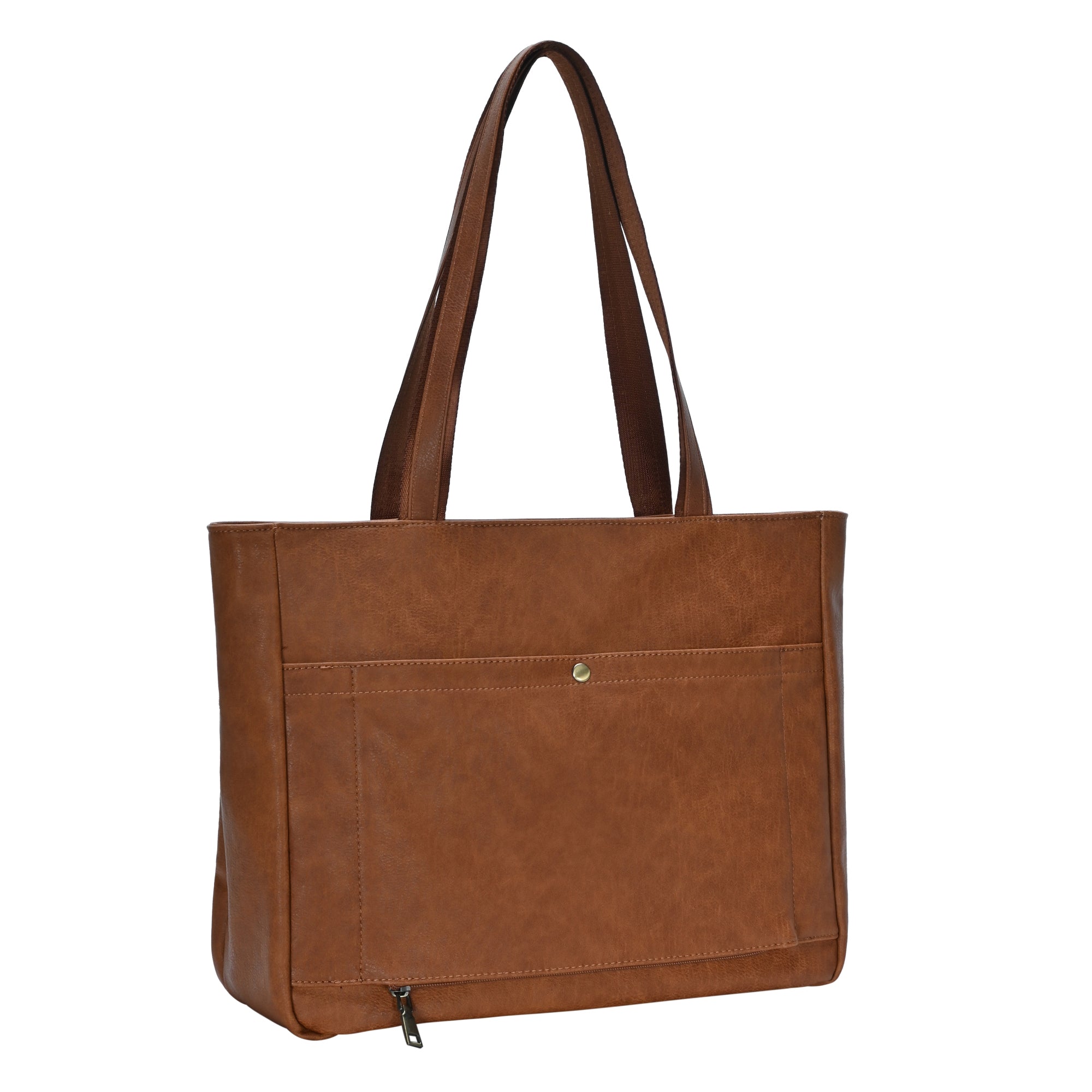 The Harper Travel Tote | Vegan Leather Laptop Tote | Miztique