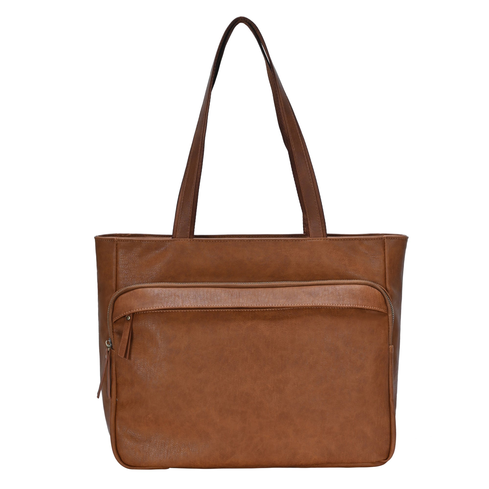 The Harper Travel Tote | Vegan Leather Laptop Tote | Miztique