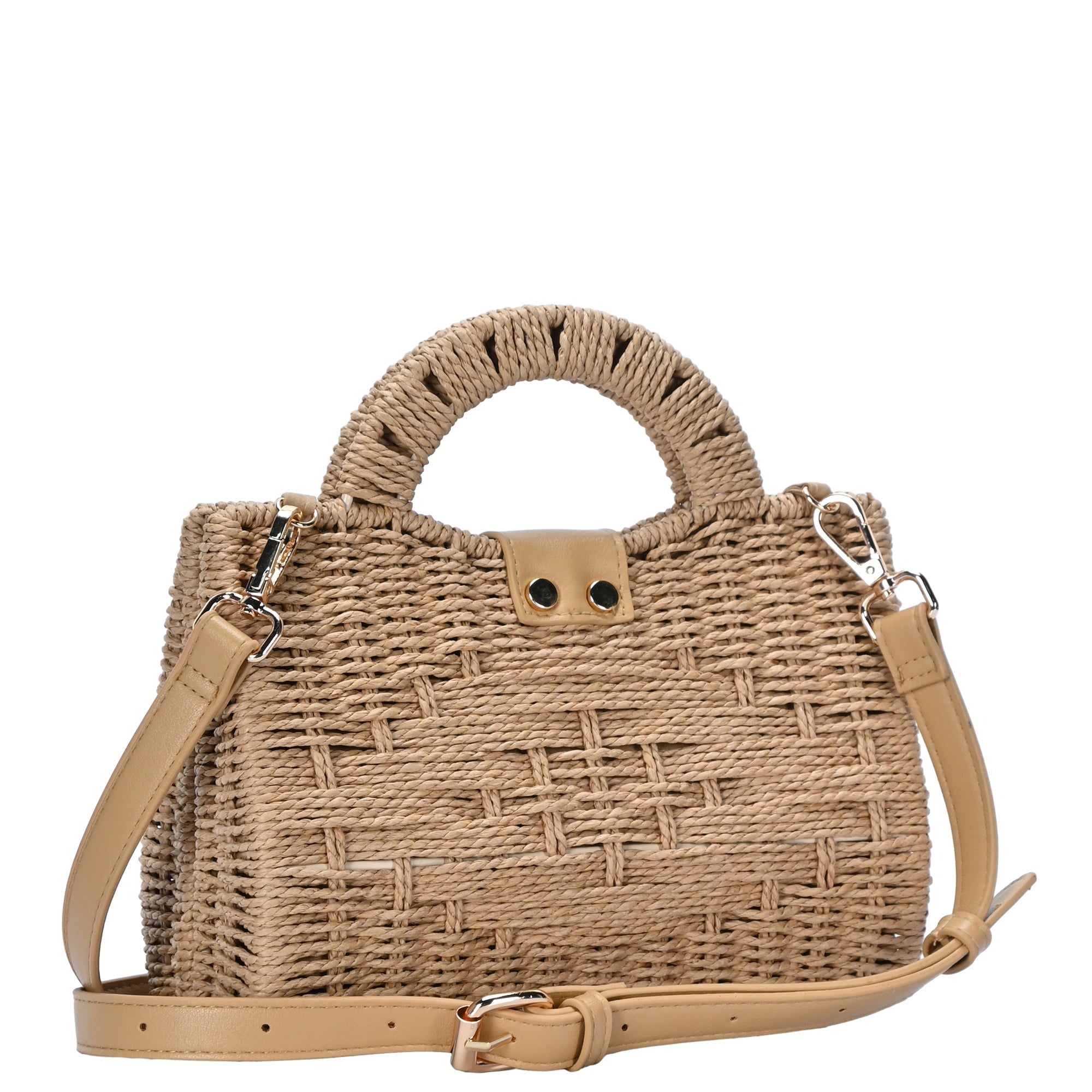 The Maple Straw Crossbody | Bamboo Straw Crossbody Bag | Antik Kraft