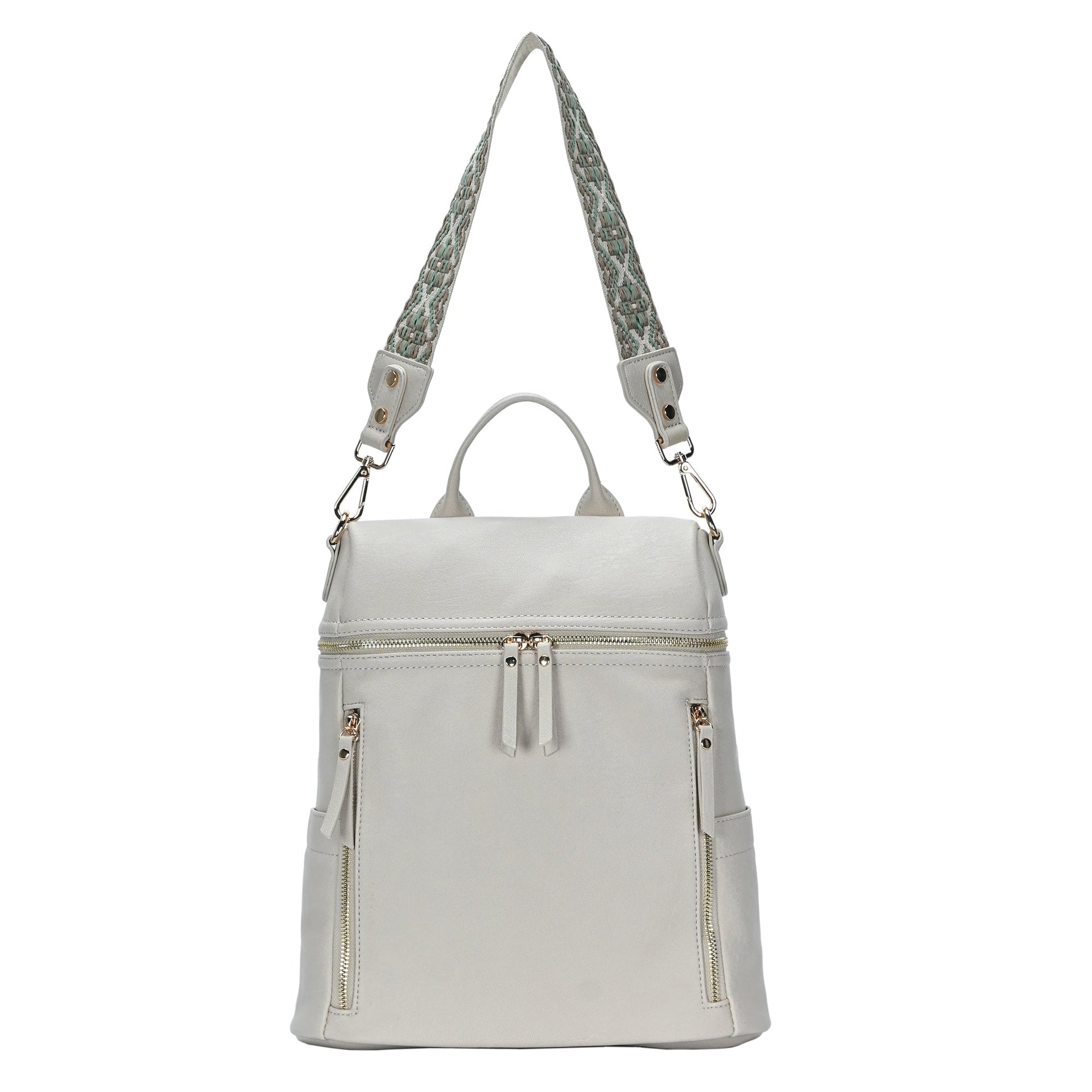 Nyra Webbing Strap Convertible Backpack Purse