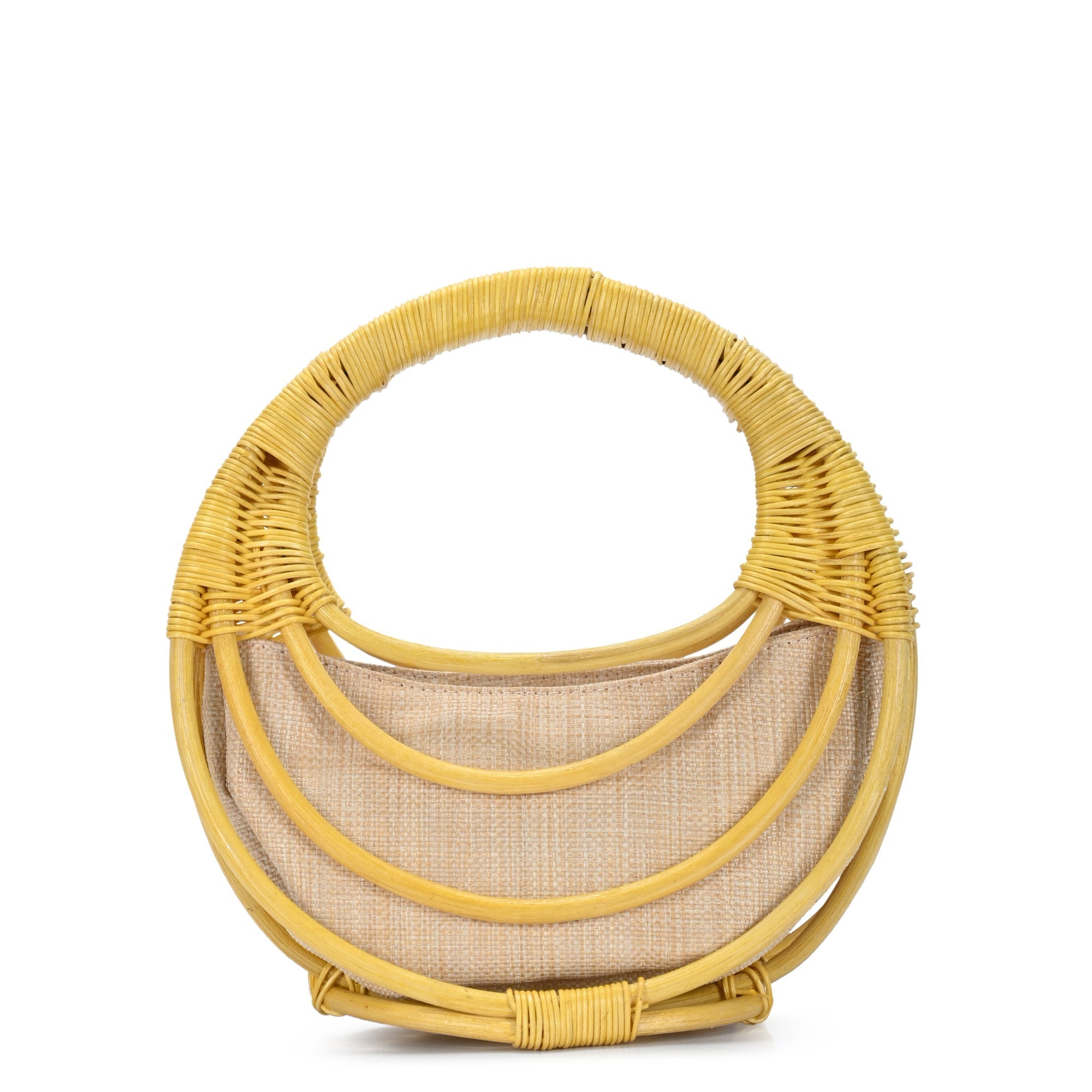 Solana Bamboo Straw Satchel by Antik Kraft