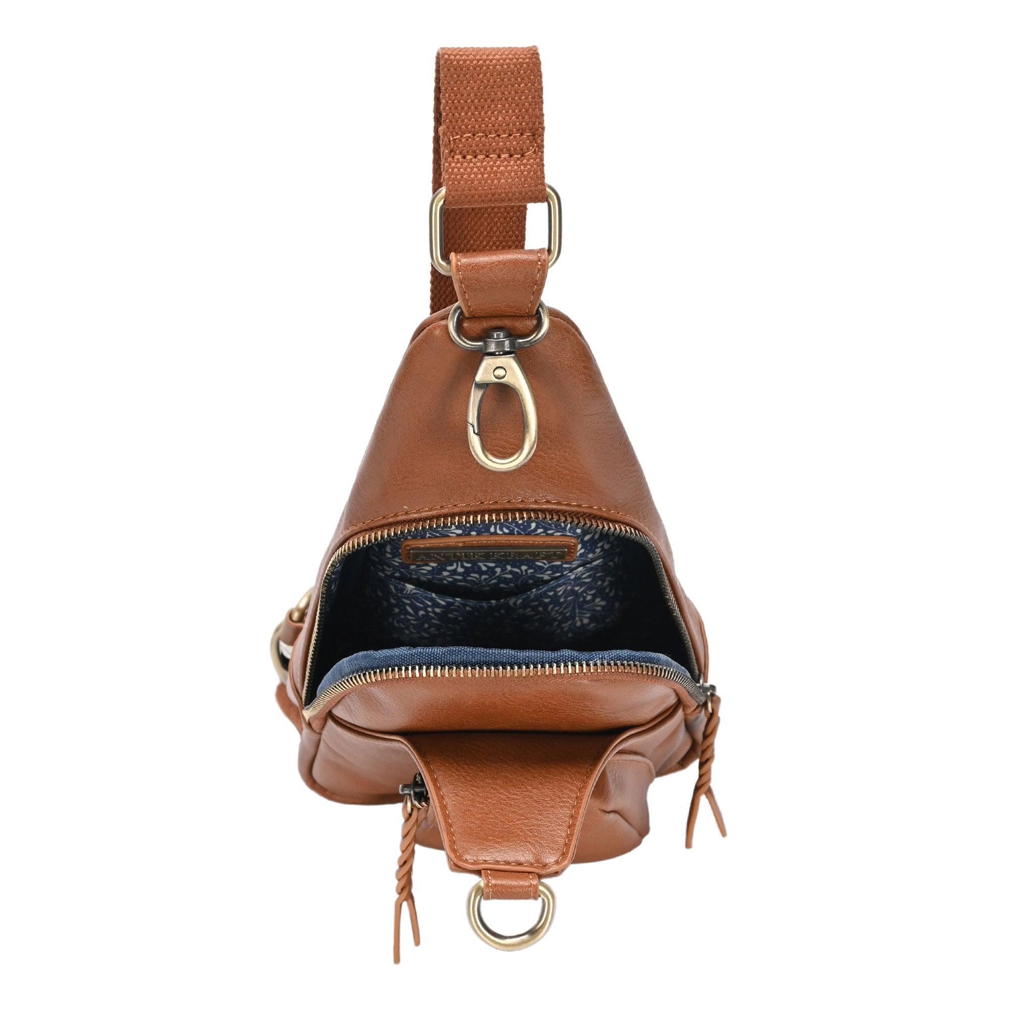 Tasha Crossbody Sling | Vegan Leather Sling Bag | Antik Kraft
