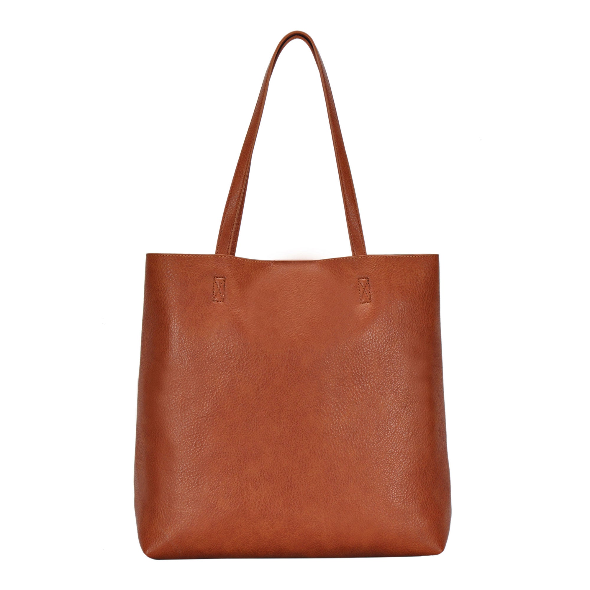 The Olivia Tote | Vegan Leather Tote Bag w/ Removable Pouch | Miztique